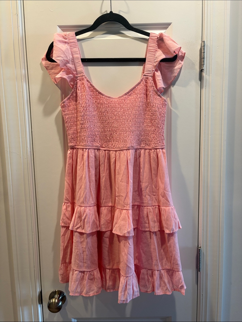 Pink Ruffle Tiered Sundress